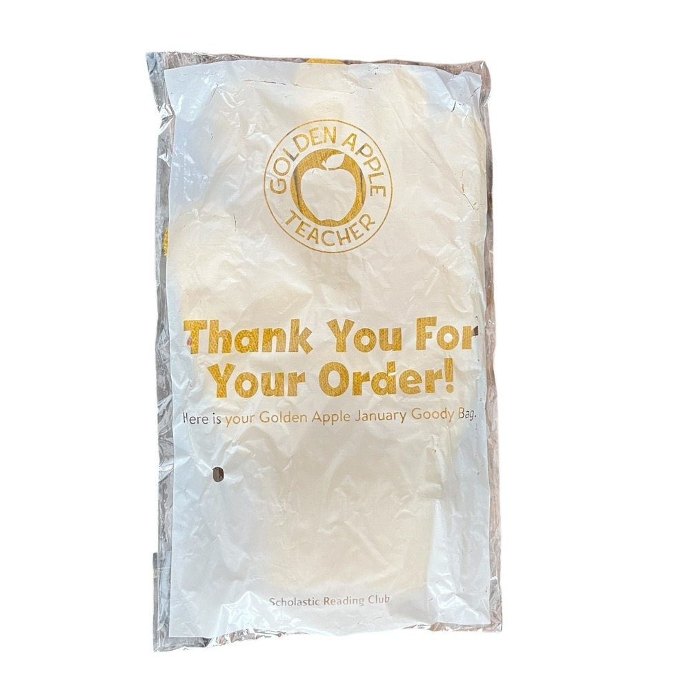 Scholastic Golden Apple Teacher Gloves Reading Club January 2017 Gift - Picture 3 of 5